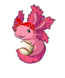 Discover Baseball Mothers Day Daughter Son Axolotl Headband
