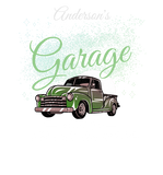Discover Garage Old School Any Name Green Fifties Truck Fun