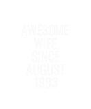 Discover Awesome Wife Since August 1993 Present Gift