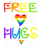 Discover Free Mom Hugs T Rainbow Heart LGBT Pride Month