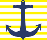 Discover Nautical Anchor Striped