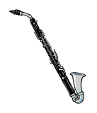 Discover Bass Clarinet Graphic, Just the Clarinet
