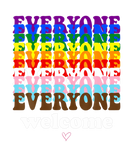 Discover Everyone Is Welcome Here Pride Month LGBTQ Rainbow