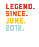 Discover Legend Since June 2012 10Th Birthday Vintage 10 Ye