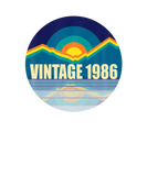 Discover Vintage 1986 Classic Retro Sunset 36Th Birthday