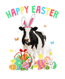 Discover Happy Easter Cute Bunny Cow With Easter Eggs Baske