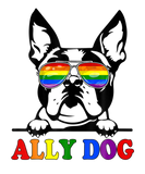 Discover Ally Dog LGBT Gay Rainbow Pride Flag Boys Men