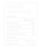 Discover Ranch Dressing Nutrition Facts Men Thanksgiving Ch