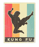 Discover Vintage Kung Fu Sport Retro Poster