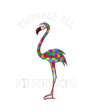 Discover Autistic | Embrace All Differences Flamingo Puzzle