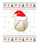 Discover Funny Baseball Ball With Christmas Hat For Players