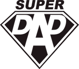Discover Allin Gray Black Stencil "Super Dad"