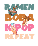 Discover K-Pop Ramen Boba K-Pop Repeat K-Drama Milk Tea Fin