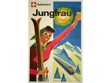 Discover Vintage Jungfrau Switzerland Skiing Travel