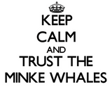 Discover Keep calm and Trust the Minke Whales