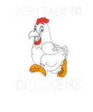 Discover Funny Chicken Farmer Design Yep I Talk To Chickens