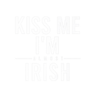 Discover St. Patricks Day Funny Shamrock Kiss Me I'm Irish