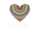 Discover Boho Colorful Heart Shaped Mandala Positivity Love