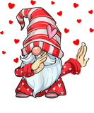 Discover Dabbing Gnome Heart Happy Valentines Day