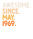 Discover Awesome Since May 1969 53Rd Birthday Gift 53 Year