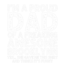 Discover Dad Of BROOKLYNN Gift Father's Day Funny Personali