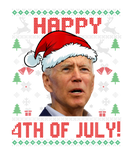 Discover Joe Biden Happy 4Th Of July Santa Ugly Christmas S