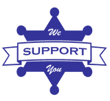 Discover Law Enforcement Support Blue T-Shirts