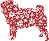 Discover Christmas Boho Red Pug T-Shirts