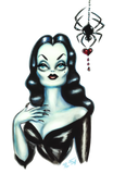 Discover Black Widow Love Inspired by Vampira by Miss Fluff T-Shirts