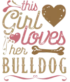 Discover This Girl Loves Her Bulldog Dog T-Shirts