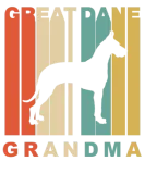 Discover Retro Style Great Dane Grandma Dog Grandparent T-Shirts