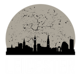 Discover Leicester Full Moon Skyline T-Shirts