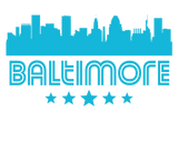 Discover Retro Baltimore Skyline T-Shirts
