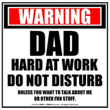 Discover Dad Hard At Work Father's Day T-Shirts