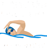 Discover Swimming - I swim like a girl try to keep up T-Shirts