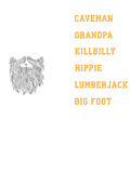Discover (Gift)Beard Growth Chart Manly Caveman Trucker T-Shirts