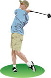 Discover golf golfer golfen spielen player ball sports23