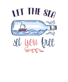 Discover Let the sea set you free T-Shirts