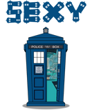 Discover SEXY Blue Police Box Doctor Tardis T-Shirts