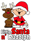 Discover Little Santa N Rudolph funny T-Shirts