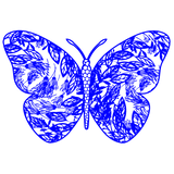 Discover GIFT - BUTTERFLY BLUE T-Shirts