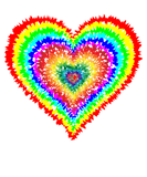 Discover tie dye heart T-Shirts