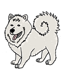 Discover Funny Artistic Samoyed Husky Puppy Dog Art T-Shirts
