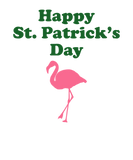 Discover Happy St Patricks Day Pink Flamingo Saint Patrick T-Shirts