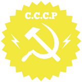 Discover Communist CCCP Badge T-Shirts