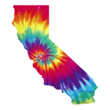 Discover California Tie Dye T-Shirts