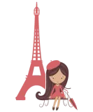 Discover French Girl & Eiffel Tower Proud France French T-Shirts