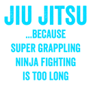 Discover Jiu Jitsu BJJ Jiu Jitsu Super Grappling Blue Light T-Shirts