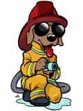 Discover Firefighter Cartoon Dog T-Shirts