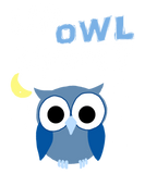 Discover Up Owl Night Owl Moon Nocturnal Bird Lover Funny T-Shirts